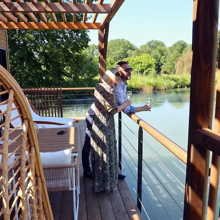 بيت خشبي Domaine De Neuville - Flottants En Champagne